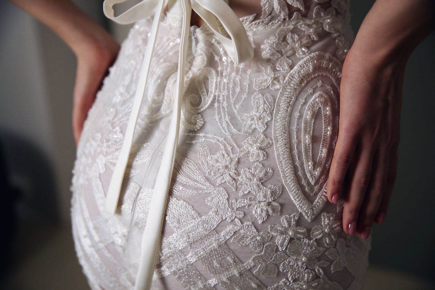 Boho wedding dress, Mermaid wedding dress , Beaded wedding dress, Lace wedding dress, Bohemian wedding dress, Embroidered tulle wedding gown