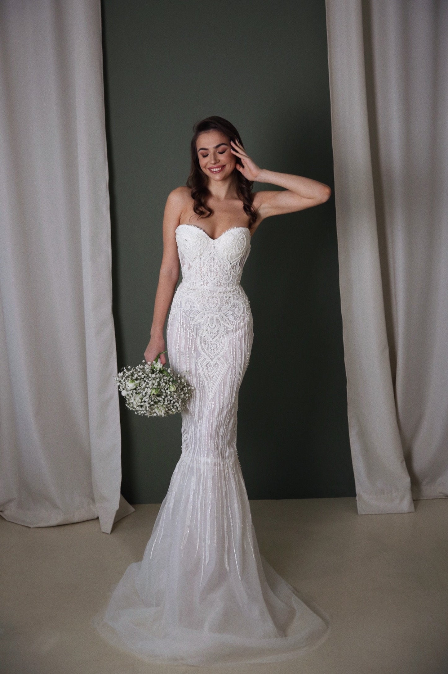 corset wedding dress