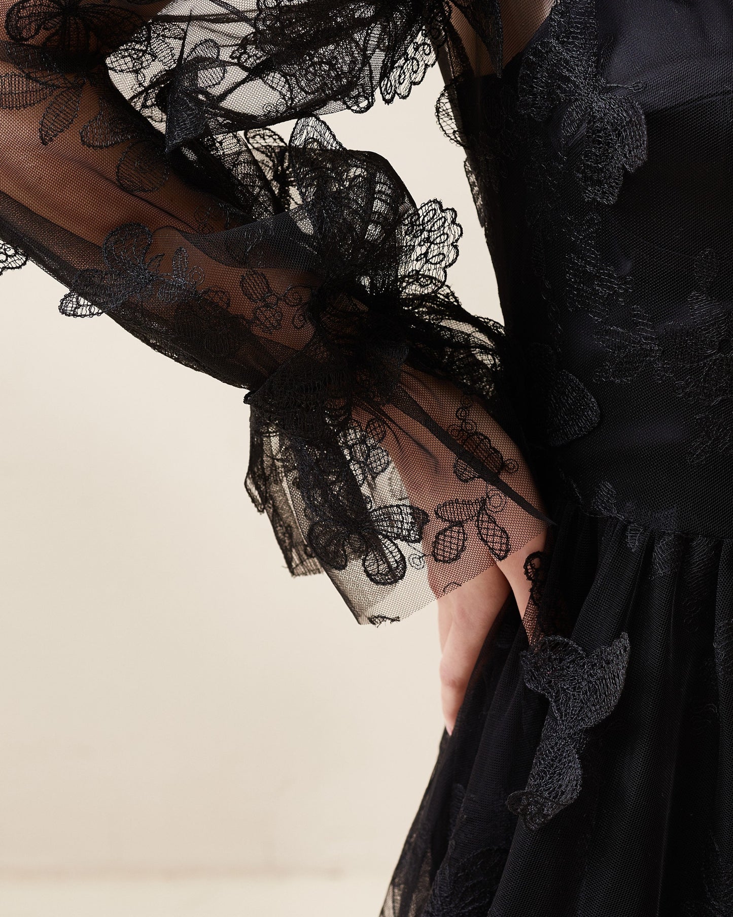Black wedding dress, Gothic wedding dress, Goth bride dress, Black lace prom dress, Black tulle evening dress, Alternative bride gown
