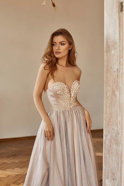 Silver Cape and wedding dress, Alternative bride wedding separates, Bohemian wedding gown, Evening dress Cover, queen prom dress